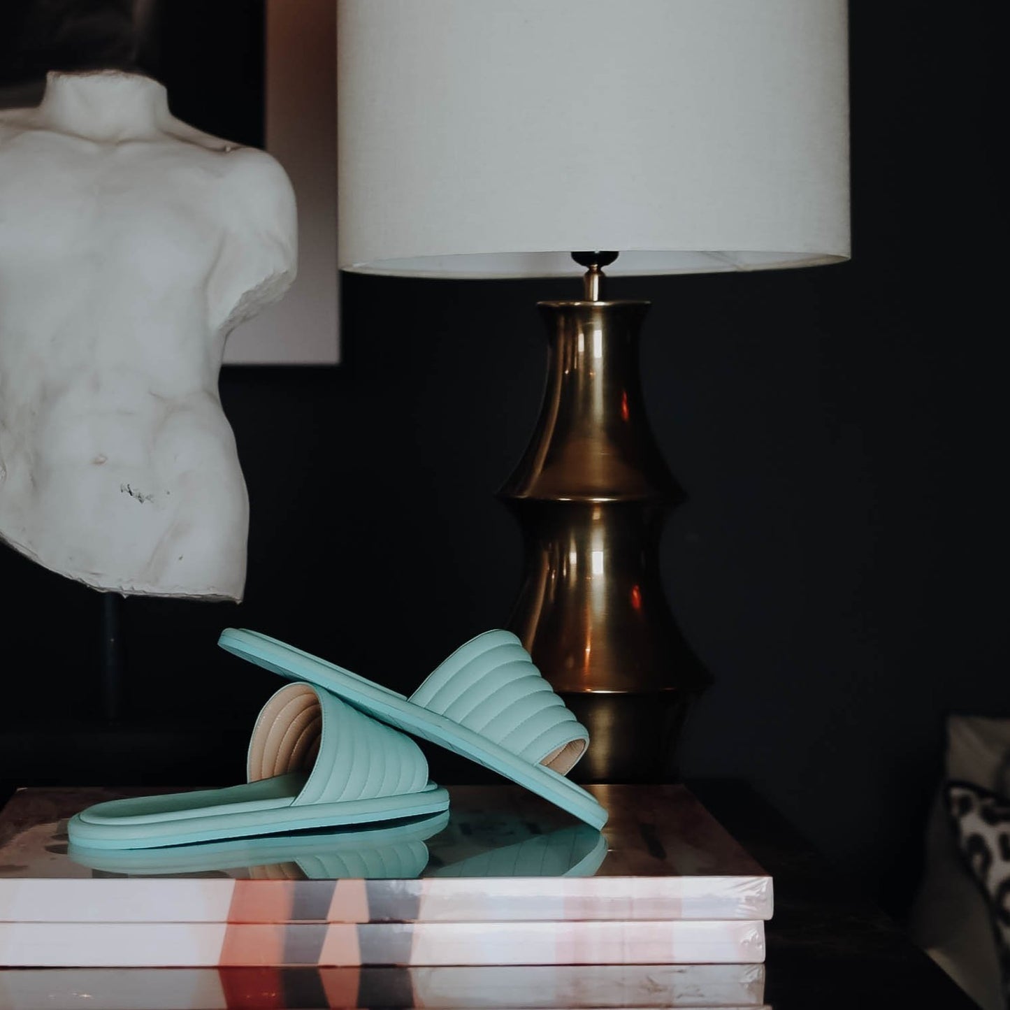 Coco sandaler skinn mint